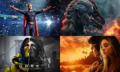 Cartazes de séries disponíveis no catálogo